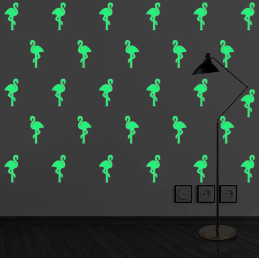 

Luminous Stickers Fluorescent Ostrich Wall Decals Wall Stickers Ceiling Decor Glow in the Dark Removable Wall Decal Bedroom Ceil