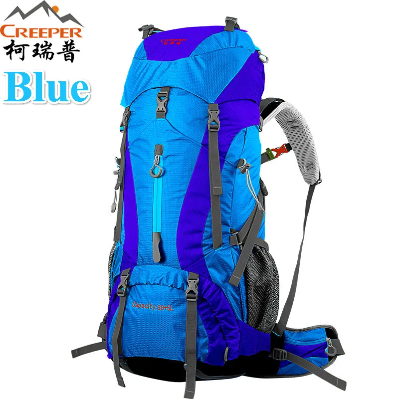 Creeper Free Shipping 60+5L Professional Waterproof Rucksack Internal Frame Climbing Camping Hiking Backpack Mountaineering Bag Creeper Free Shipping 60+5L Professional Waterproof Rucksack Internal Frame Climbing Camping Hiking Backpack Mountaineering Bag