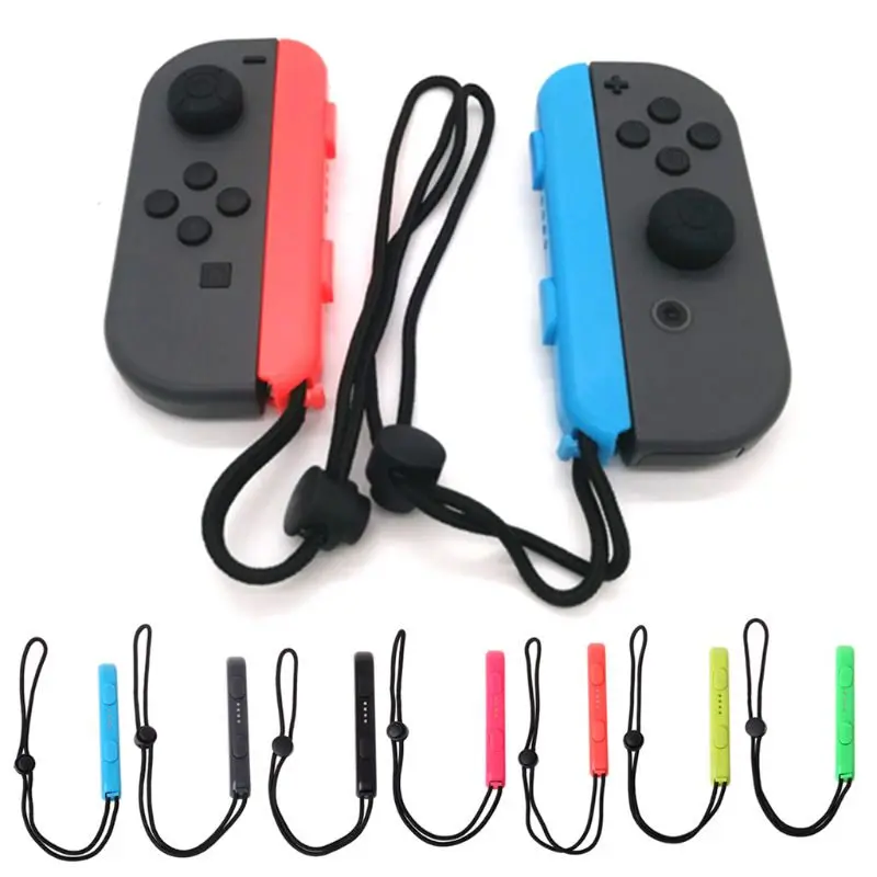 fivekim Wrist Strap Band Hand Rope Lanyard Laptop Video Games Accessories for Switch Game Joy-Con Controller Gamepad wristband Scarlet