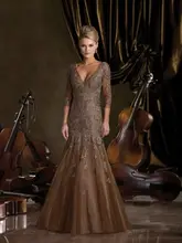 Sexy spitze Perlen Mantel Abendgesellschaft Kleider 2016 Mutter Der Braut Kleid Vestido De Festa