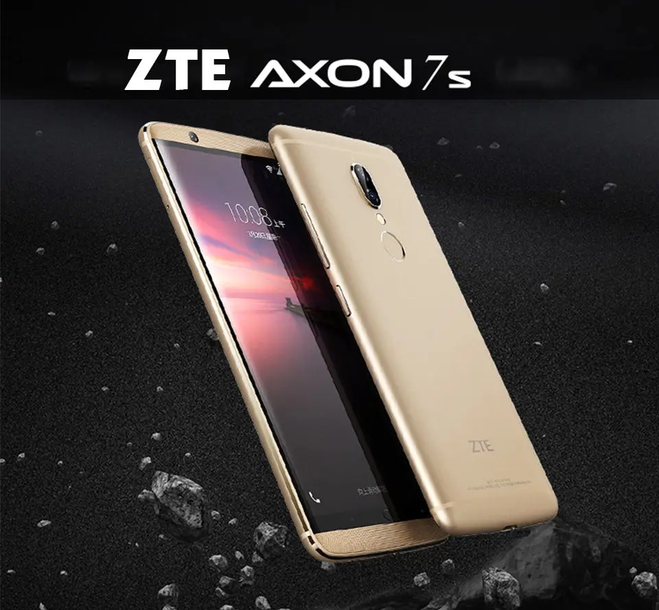 zte AXON 7S 4 Гб ОЗУ 128 ГБ 5,5 МП четырехъядерный 256" FHD 1440 x NFC 4G LTE мобильный телефон смартфон