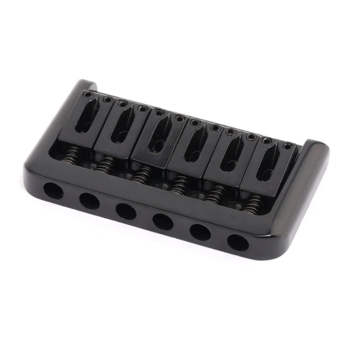 

5 PCS of (6 String Non-tremolo Hardtail Electric Guitar Bridge Saddle for Strat Stratocaster Tele Telecaster Guitar Replacement)