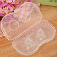 Nipple Shield Protector Silicone Baby Breast Milk Feeding 2Pcs Soft Ultra-thin #h055#