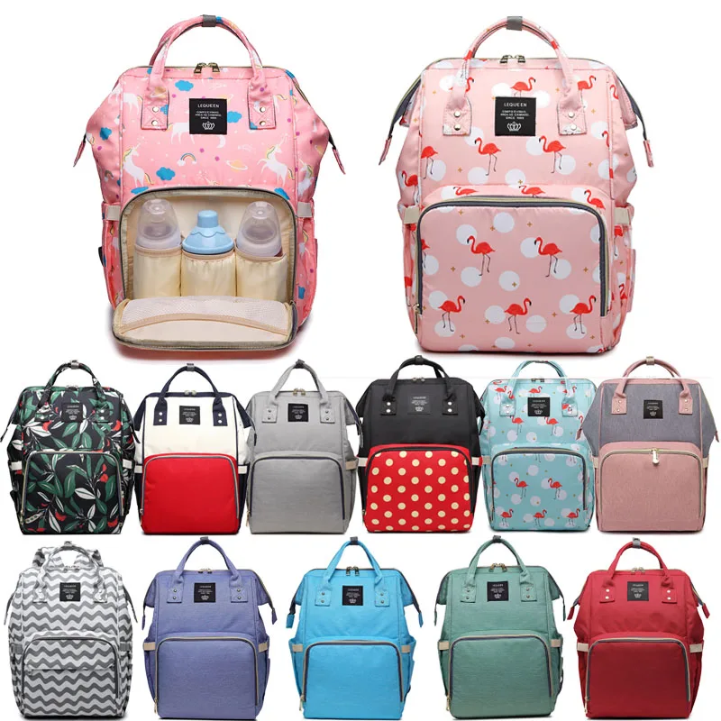Large Capacity Diaper Bag Baby Care Multi-Function Waterproof Travel Nappy Bags