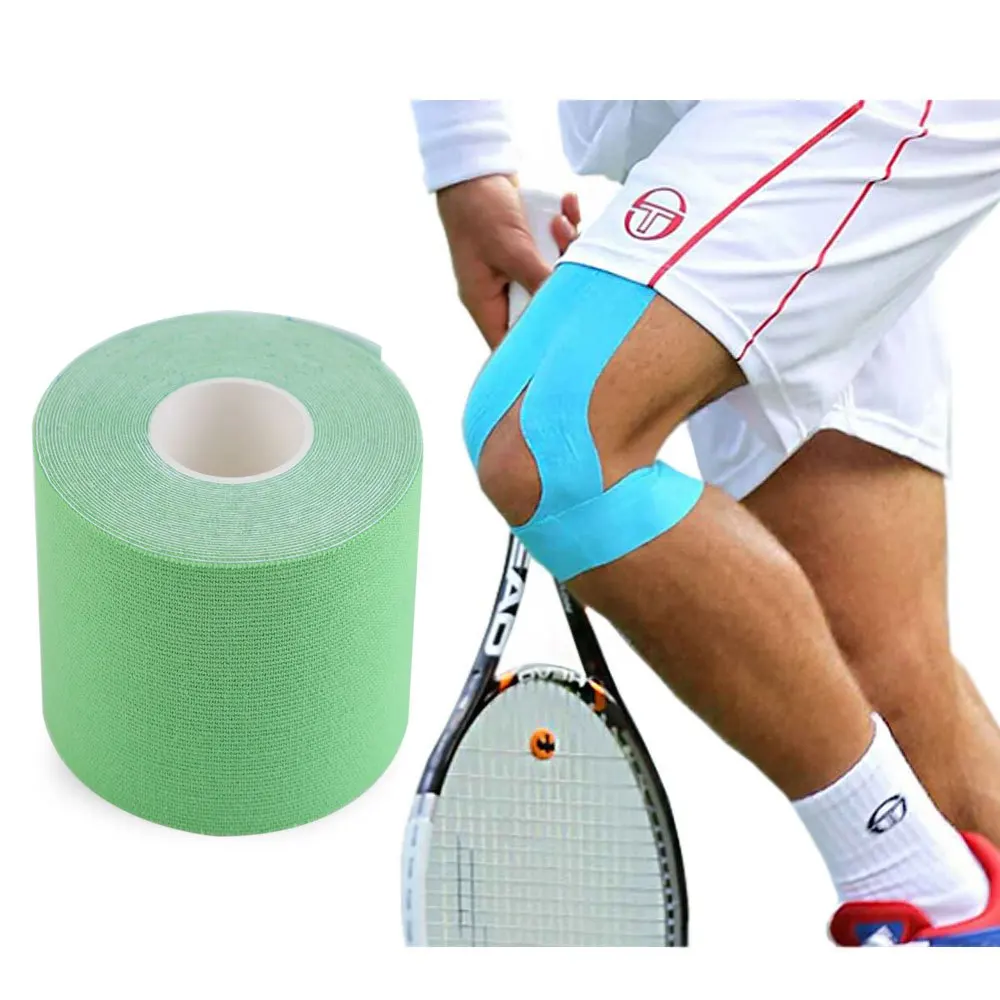 1 Roll Elastic Physio Therapeutic Tape 11 Colors Kinesiology Sports