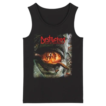 

Bloodhoof Destruction Thrash Black Metal Heavy Metal Deathcore men's top black Tank Tops Asian Size