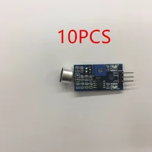 10 шт. 3pin Голос звук обнаружения сенсор модуль умный автомобиль робот Вертолет самолет автомобиль для arduino