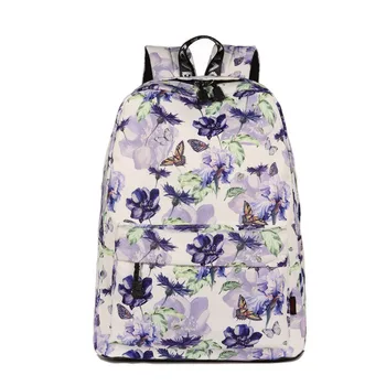 

3PCS / LOT Nylon Shoulder Bag Rucksacks Hiking Printing Shool Backpack for Teenage Girls Laptop Bag Women Travel Backpack