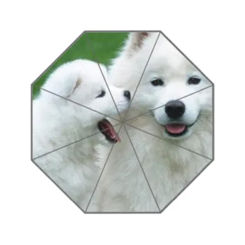 

Fashion Cute dog Rain Umbrella Foldable UV Protection Umbrella Compact Travel Umbrella
