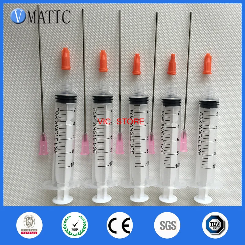 Free Shipping 5Pcs 10cm 100mm Tube Length 18G Blunt Tip Needle With