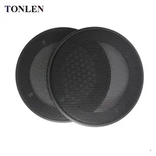 TONLEN 2 шт. 4 дюйма динамик чистая крышка круглый динамик защитная сетка решетка динамик s пластиковая рамка корпуса Динамиков