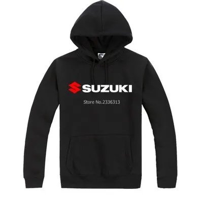 Зима Осень для мужчин Suzuki Толстовка пальто плюс бархат сплошной цвет куртка