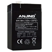 Закрытый ящик для хранения Батарея для Для детей автомобиля игрушки светильник на открытом воздухе Динамик UPS свинцово-кислотный аккумулятор Перезаряжаемые 6V 4AH 6V4AH