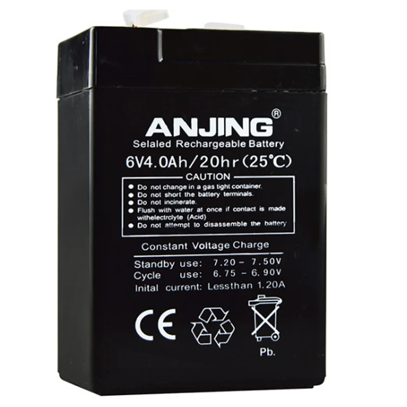 

Sealed Storage Battery for Children Kids Car Toys Light Outdoor Speaker UPS Lead-acid Accumulator Rechargeable 6V 4AH 6V4AH