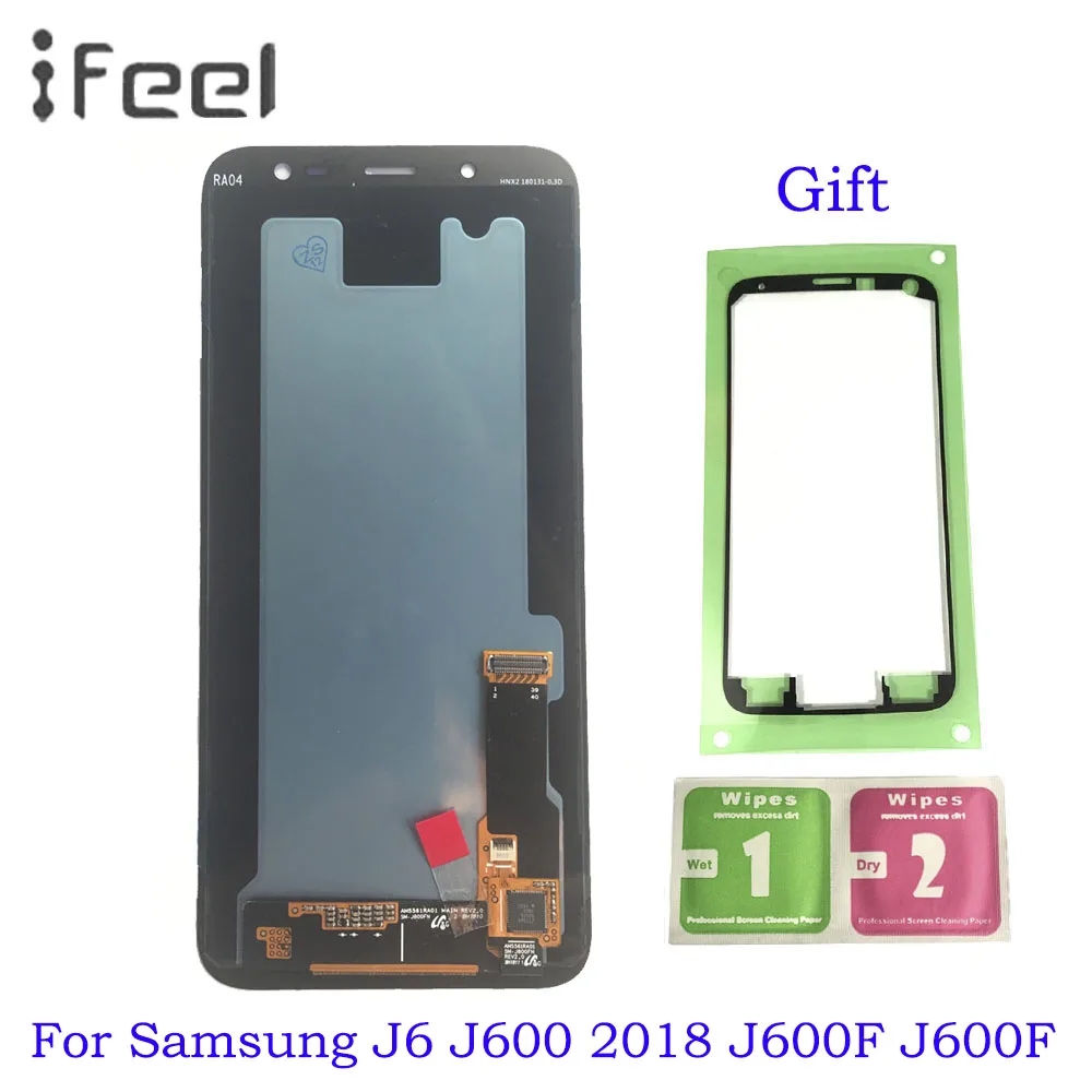 

Super Amoled LCDS For Samsung Galaxy J6 J600 2018 J600F J600F/DS J600G/DS LCD Display + Touch Screen Replacement Parts Black