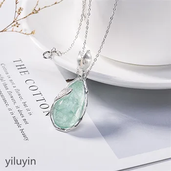 

KJJEAXCMY Fine jewelry S990, peony, peony flower, safety buckle, tassel, pure silver, antique national style sw