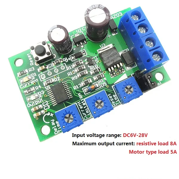 6V12V24V10A DC двигатель перегрузки по току протектор блок переключатель перегрузки протектор модуль регулируемый ток ограничения переключатель