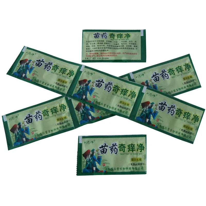

500 PCS Original MYQYJ Skin Psoriasis Eczema Dermatitis Ointment Skin Problems Treatment Trial Pack Same Effect As Tube