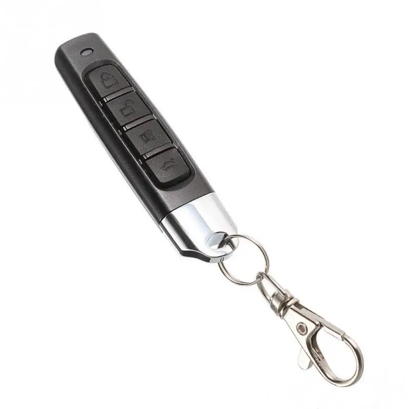

2018 New 433MHZ Auto Pair Copy Remote 4 Buttons Garage Gate Door Remote Controller Sensitive with key ring