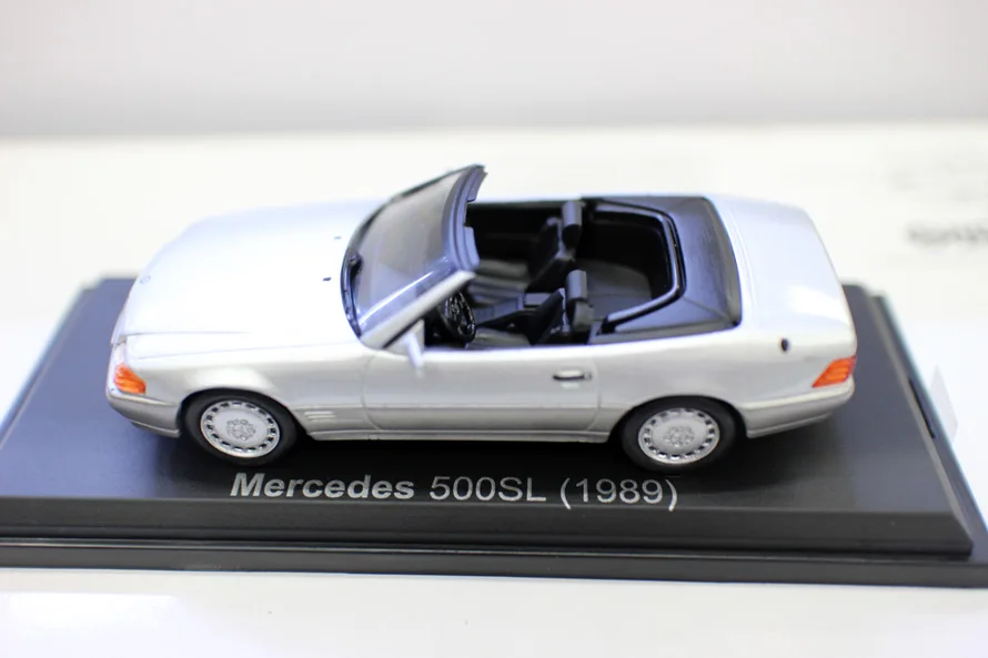 A tlas 1:43 MB 500 SL 1989 эксклюзивные игрушки из сплава для детей, детские игрушки, модель оригинальной коробки