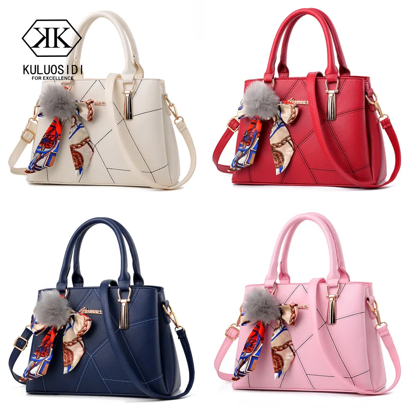 À Pour noir bourgogne Arc En Messager bleu Beige Sacs Cuir Main Rubans rose Les De Sac 2018 Femme Bandoulière Femmes 5HAzaWY