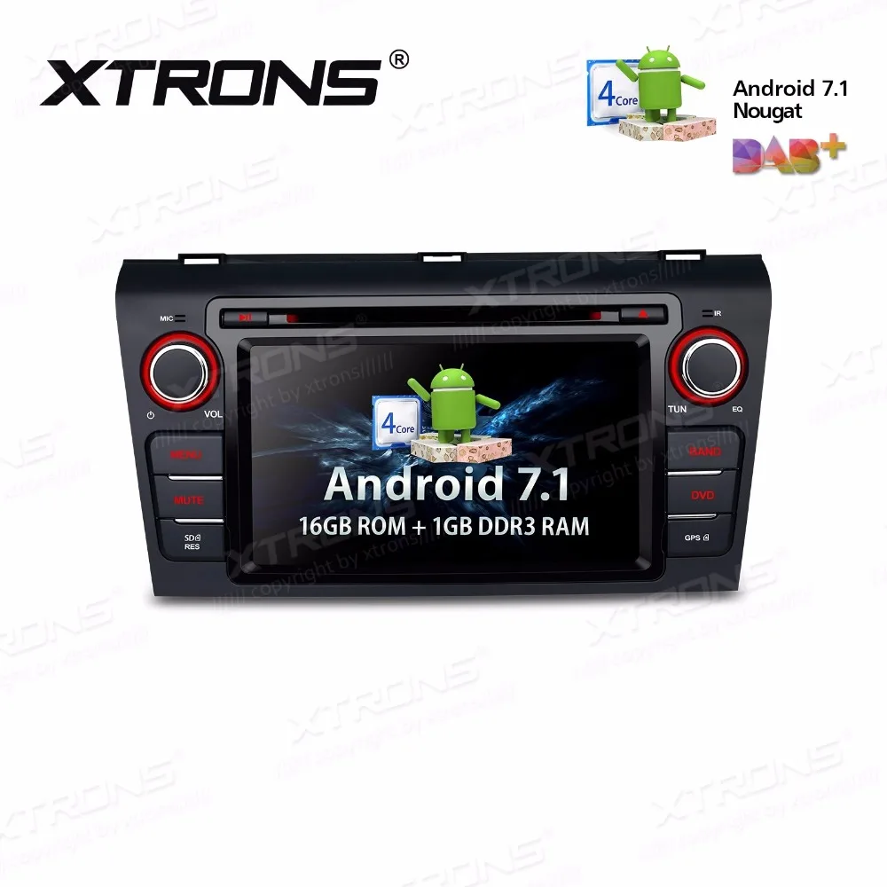 7 &quotРадио четырехъядерный ОС Android 1 nougat автомобильный DVD для Mazda 3 2004 2009 с полным