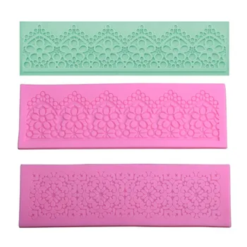 

Flower Lace Silicone Mat Chocolate Mold Fondant Cake Mold DIY Baking Decorating Tools Kitchen Bakeware Sugarcraft Cake Tools