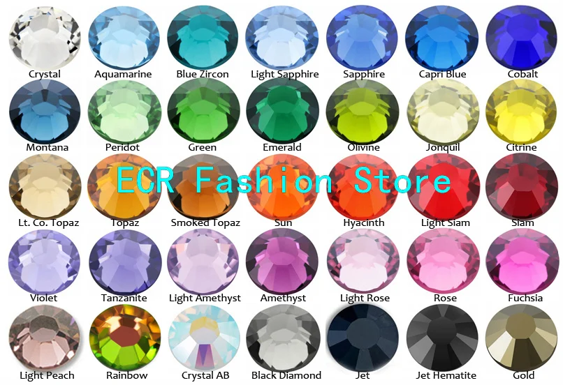 Free Shipping! 1440pcs/lot,ss2 1.2mm many colors Flat Back Nail Art glue on Non Hotfix Rhinestones. photo
