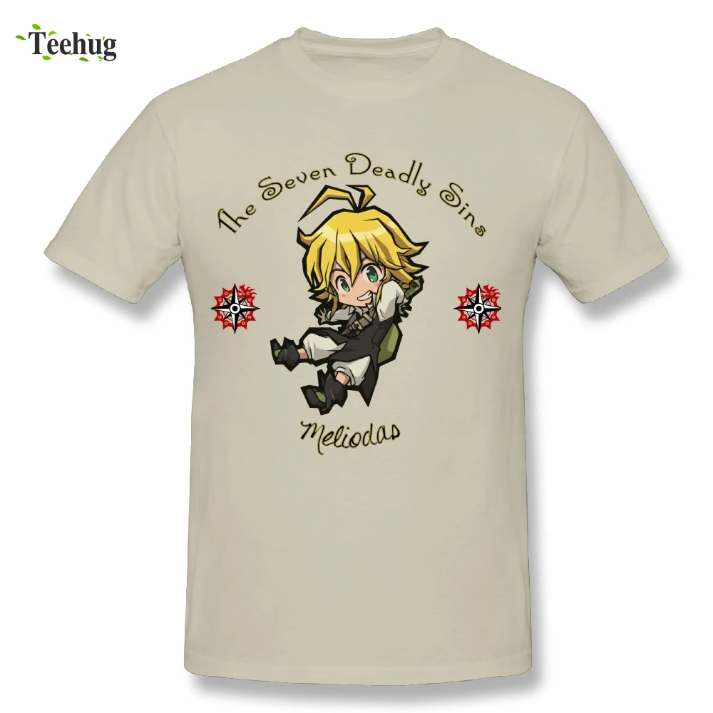 

Summer Fashion Seven Deadly Sins Chibi Meliodas Graphic T Shirt Cute Japanese Anime Nanatsu No Taizai Stylish T-Shirts Big Size