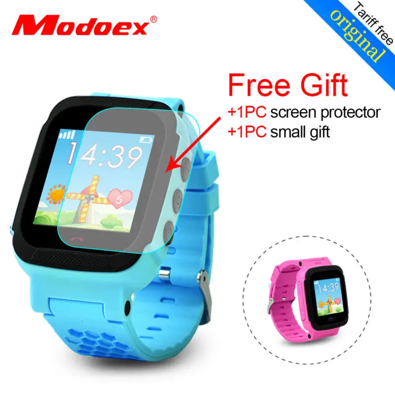 Бренд Modoex дети прекрасный sim карты сенсорный экран smart watch Дети позиционирования