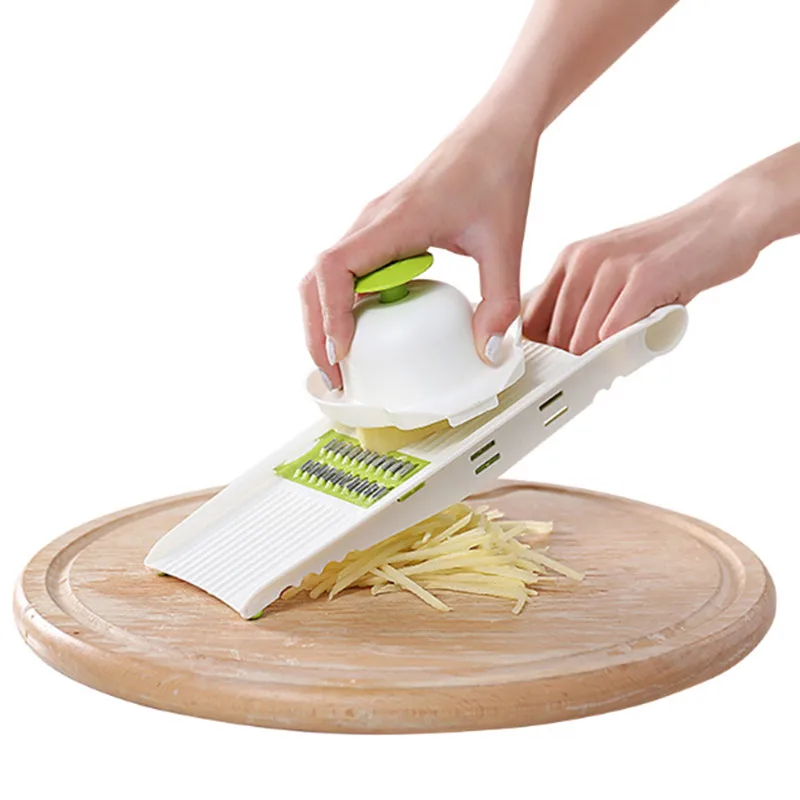 Multifunction Vegetable Slicer Shredders Cutter tools with 5 Blade