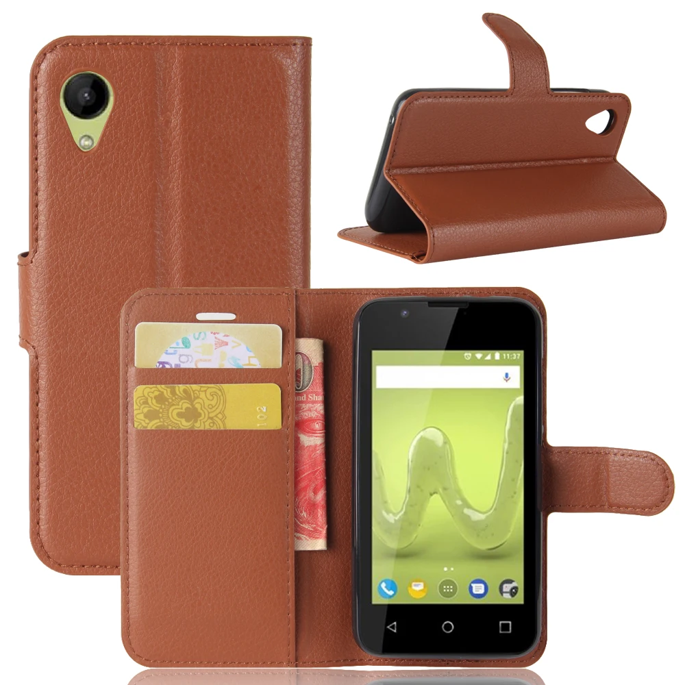 

JFC Cover For BQ BQ-4072 Strike Mini Premium PU Leather Card Slots Wallet Stand Cover Case For BQ BQ-4072 Strike Mini