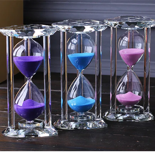 1530 minute heart crystal glass hourglass sand timer clock crafts home 1530 minute heart crystal glass hourglass sand timer clock crafts home