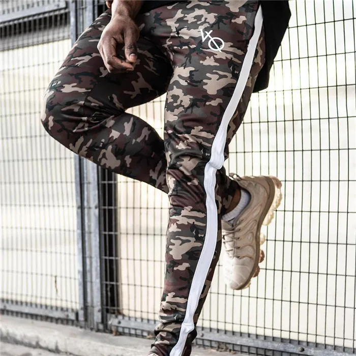

Camouflage Sport Pants Running Mens Joggers Pants Fitness Men Sportswear Skinny Sweatpants Trousers Gym Jogger Track Pants Mens