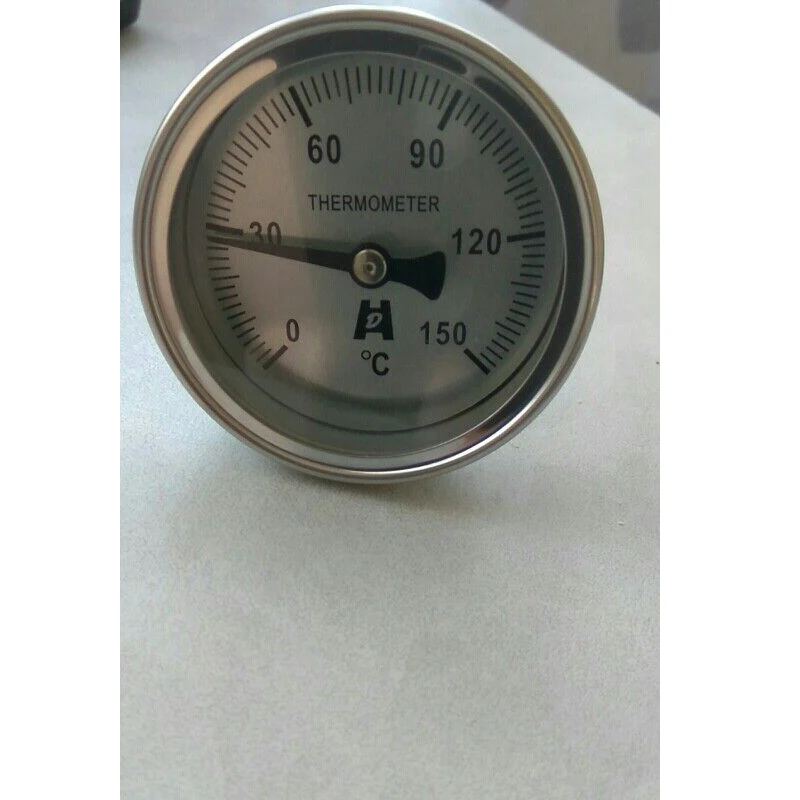 Buy 1/4" NPT Threaded Stainless Steel Thermometer