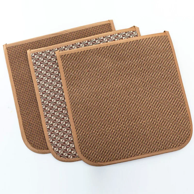 

Summer seat mat square lattice car cushion cool sofa pad office rattan seat cushion floor mat modern home decor