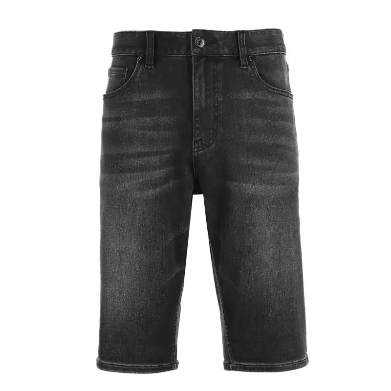 JackJones весна лето новые мужские повседневные Стрейчевые джинсовые шорты до колена