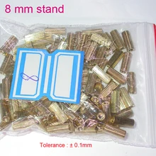 100 шт. 8 мм латунь стенд/скобка/бочка для камеры безопасности печатной Установка модуля сборки