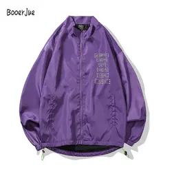 Курточка бомбер Для мужчин осень уличная ветровка Для мужчин на молнии Jaqueta Masculina хип-хоп толстовки Для мужчин одежда Азиатский Размеры 2018