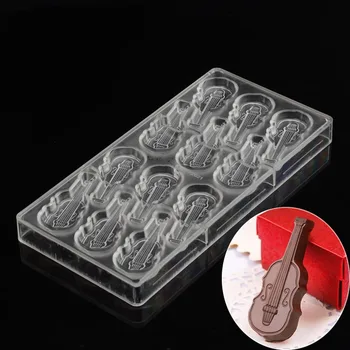 

Grainrain ViolinType Shaped Polycarbonate Cake Chocolate Molds DIY Baking Tray 3D Moulds