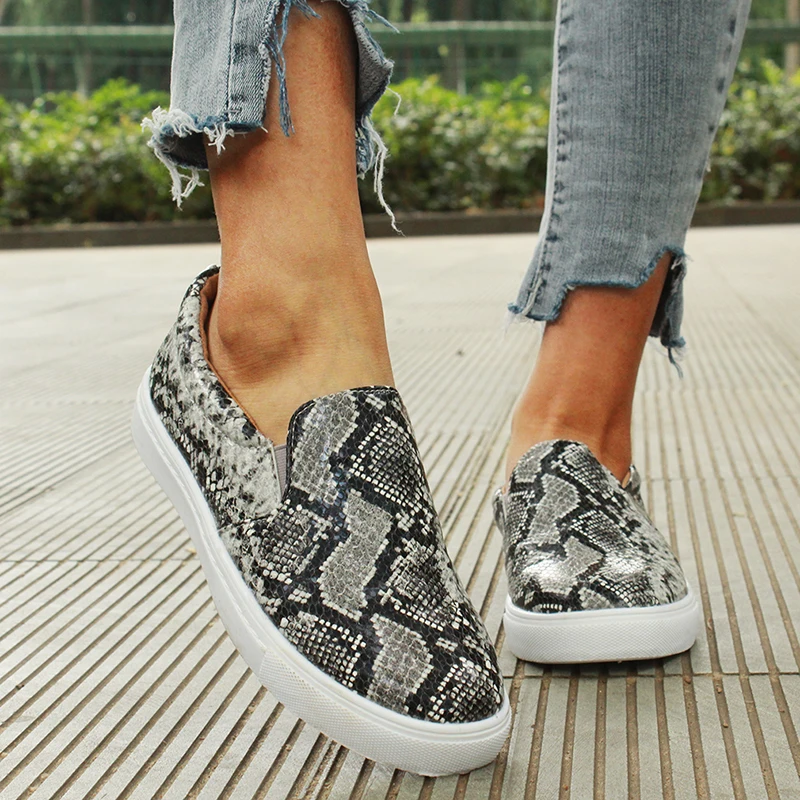 

Women Flat Shoes 2019 New Genuine PU Female Leopard Print Loafers Horse Hair Soft Bottom One Pedal Lazy Shoes Women