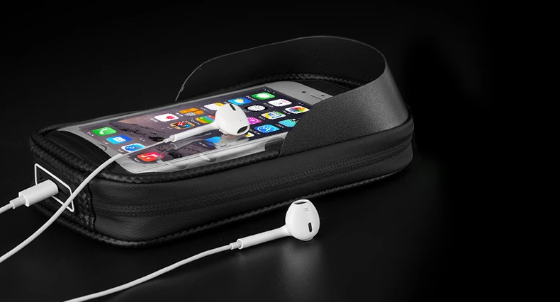 Top ROCKBROS Bike Bag Carbon Pattern Touch Screen Mobile Phone Bicycle Saddle Bag MTB Cycling Tube Bag For 6.2in Bicycle Accessories 11 Top ROCKBROS Bike Bag Carbon Pattern Touch Screen Mobile Phone Bicycle Saddle Bag MTB Cycling Tube Bag For 6.2in Bicycle Accessories 11