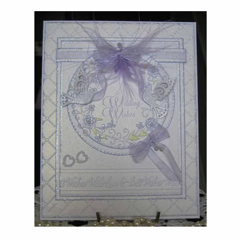 

GJCraft Dove Circle Cutting Dies for Diy Scrapbooking Card Making Album Embossing Crafts Diecut Stencil Mat Christmas New 2019