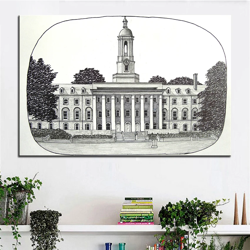 Penn State Room Decor Home Decorating Ideas Awesome Penn State Wall Art Inspiration Painting Ideas