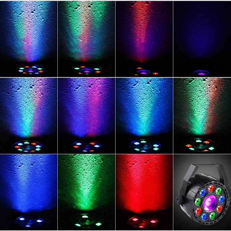 Светодиодный светильник для дискотеки DMX 512 RGB УФ сценический Dj Sound вечерние