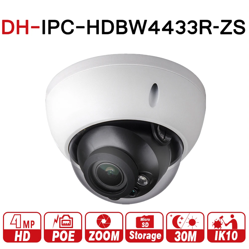 

DH IPC-HDBW4433R-ZS 4MP IP Camera CCTV With 50M IR Range Vari-Focus Lens Network Camera Replace IPC-HDBW4431R-ZS with DH logo