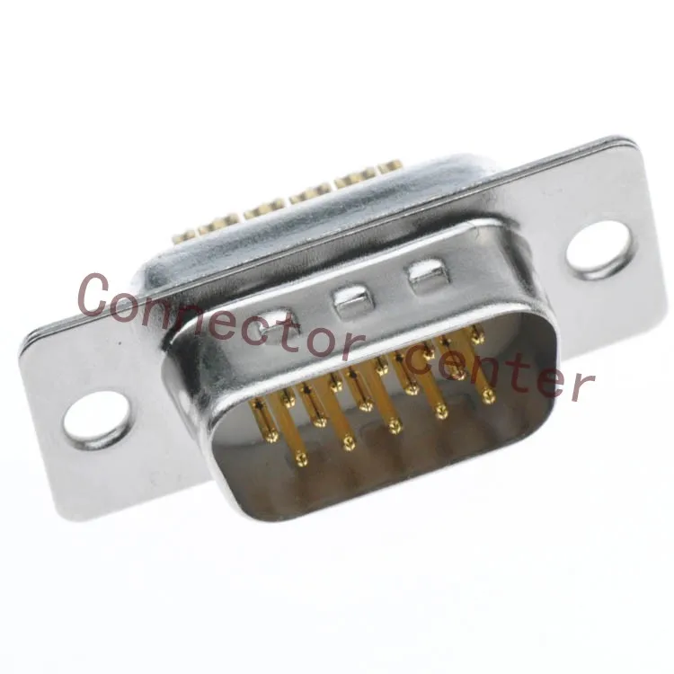 

High Quality D-SUB DB Connector 15PIN 3-ROW male Gold Planted 2U VGA DSUB