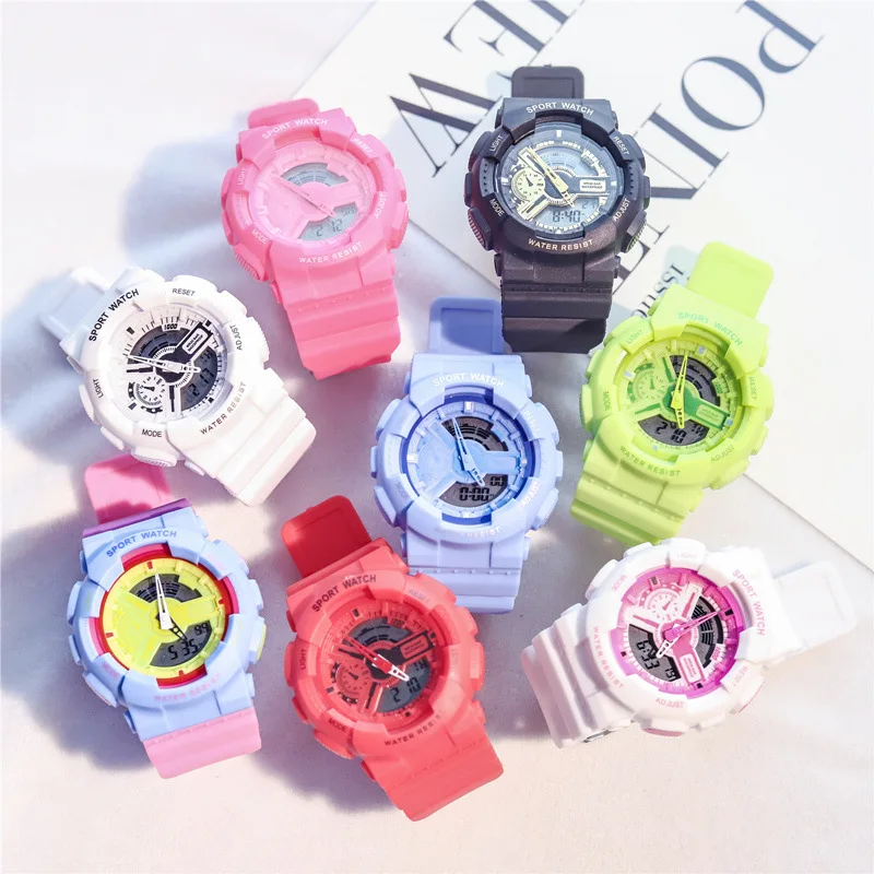 

Couple Watch Women Fashion Cowboy LED Digital Wristwatches Casual Sport Watches Waterproof Clock Men relojes mujer with Box