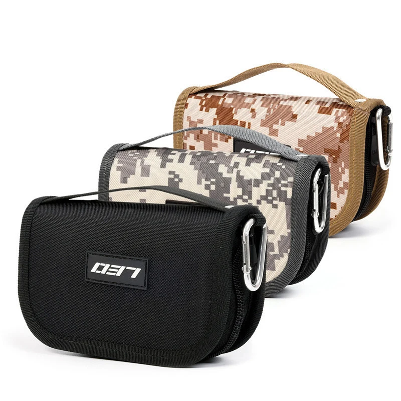 

Flip-Cover Design Lure Fishing Bags Portable Lure Sequined Bags 600D Oxford Waterproof Lure Sequined Fishing Bags 117*10*4.5cm