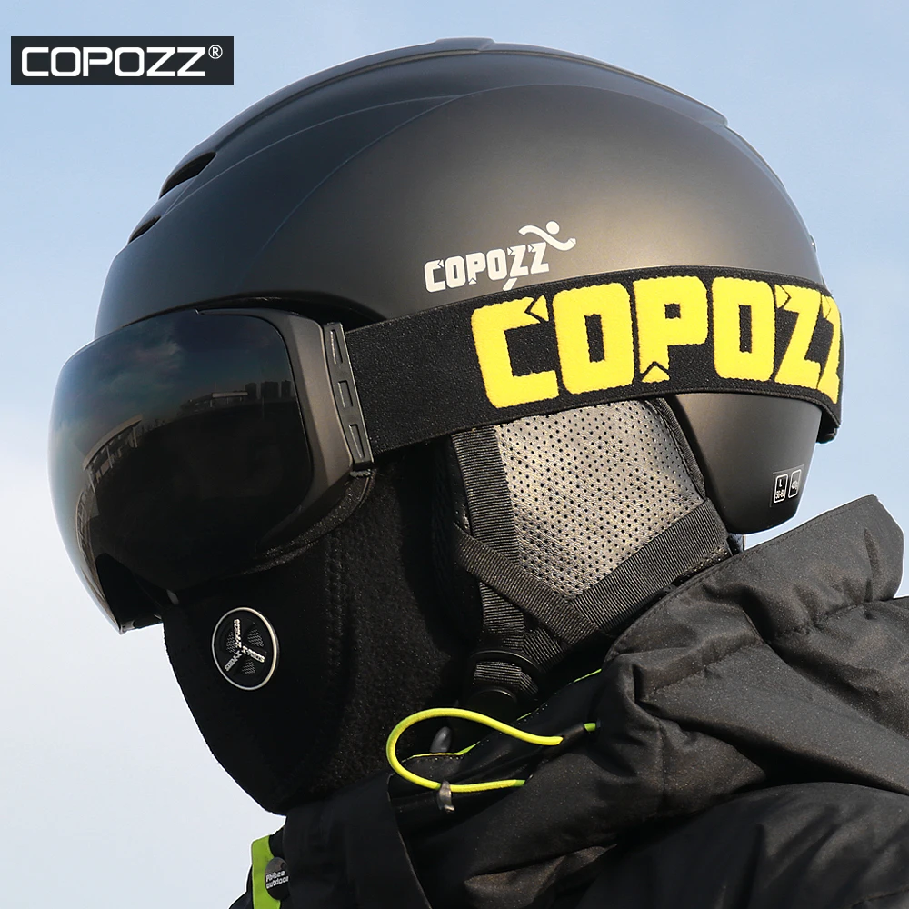 COPOZZ лыжный шлем для мужчин и женщин защитный цельнолитой спортивный скейтборда